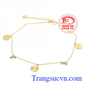 Lắc chân hoa lục bình xinh xắn,dành cho các bạn nữ,