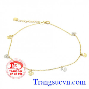 Lắc chân thiên nga là sản phẩm xinh xắn,chất lượng được nhập khẩu nguyên chiếc từ Italy,