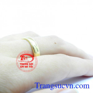 Nhẫn nữ vàng tây dành cho phái đẹp phù hợp làm quà tặng sinh nhật hoặc trong các dịp ý nghĩa