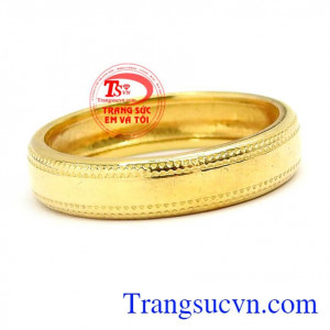Sản phẩm được bảo hành uy tín trên toàn quốc. Nhẫn vàng nữ trang nhã