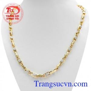 Dây nam vàng quyền uy là sản phẩm vàng sang trọng, sản phẩm chế tác 3D vô cùng tinh tế