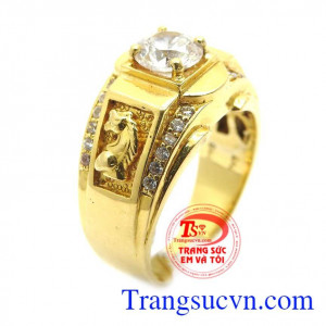 Nhẫn vàng tây sang trọng là sản phẩm chất lượng cao, vàng 18k sang trọng, chất lượng vàng đảm bảo được đính đá xung quanh tôn nên vẻ đẹp của chiếc nhẫn.Sản phẩm vàng uy tín, bảo hành 12 tháng, thương hiệu được bình chọn, giao hàng nhanh trên toàn quốc.
