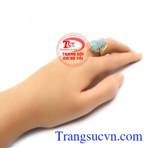 Nhẫn nữ Tỳ Hưu mệnh thủy