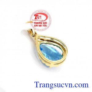 Sản phẩm chất lượng cao,có giấy kiểm định, bảo hành 12 tháng, giao hàng nhanh trên toàn quốc,Mặt dây chuyền topaz huyền thoại