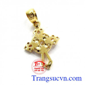 Mặt dây thánh giá vàng tây