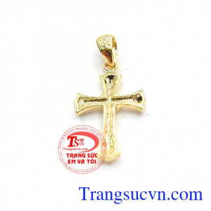 Mặt thánh giá vàng 10k