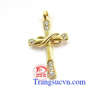 Mặt thập giá vàng dành cho đeo cổ