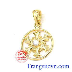 Mặt dây chuyền nữ mang may mắn cho người đeo,Hoa tuyết giáng sinh