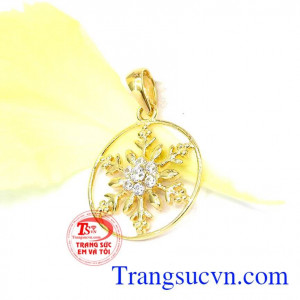 Mặt dây nữ vàng tuyết là món quà tặng sinh nhật ý nghĩa,Mặt dây nữ vàng tuyết