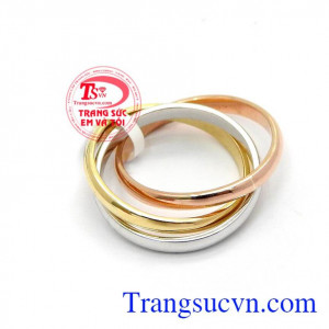 Nhẫn nữ phong cách Hàn Quốc.