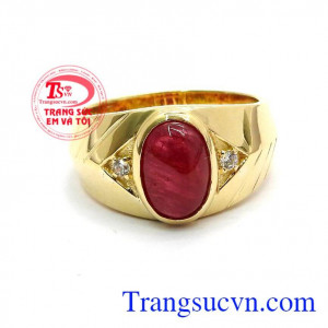 Nhẫn nam ruby đẹp