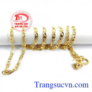 Giao hàng đảm bảo chất lượng vàng, Bảo hành chu đáo, Dây chuyền nữ vàng tây mảnh