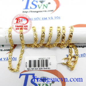 Dây chuyền nữ vàng tây mảnh