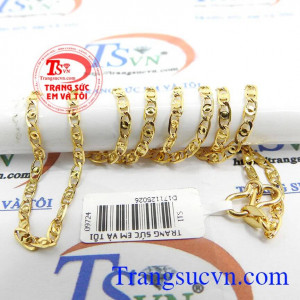 Dây chuyền nữ vàng tây mảnh