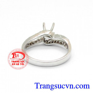 Vỏ nhẫn nữ kim cương thiên nhiên. Vỏ Nhẫn Natural Diamond