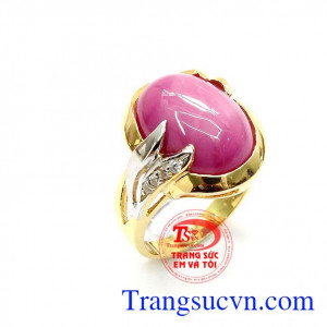 Nhẫn Ruby Sao Sang Trọng Quý Phái mẫu mã đẹp, chất lượng cao phù hợp thị hiếu phái đẹp