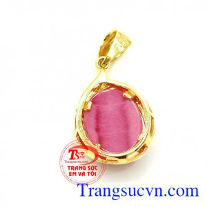 Mặt dây chuyền sang trọng nhẹ nhàng giành cho phái đẹp,Mặt Dây Chuyền Ruby Quý Phái
