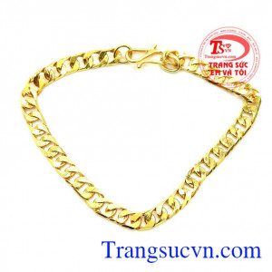 Lắc vàng chế tác đơn giản được khách hàng ưa chuộng