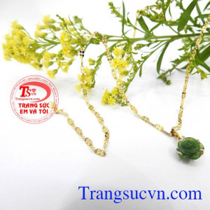Bộ mặt dây hoa hồng xanh