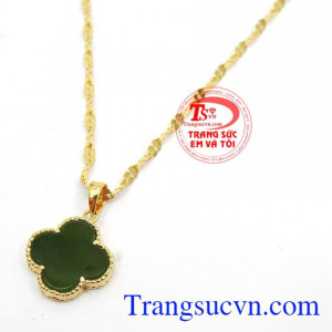 Bộ trang sức cỏ 4 lá