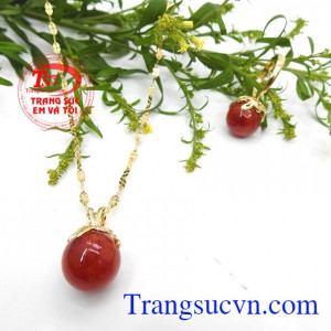 Bộ trang sức ngọc bích