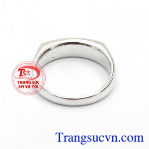 Nhẫn nữ vàng gắn đá quý Cẩm Thạch thiên nhiên dành cho phái đẹp, đeo hợp thời trang và quý phái