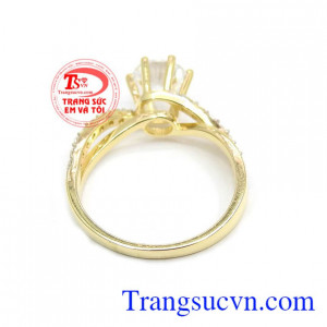 Nhẫn Nữ Vàng tây đẹp