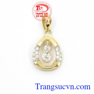 Mặt dây chuyền vàng tây,Mặt Dây Hàn Quốc Xinh Xắn