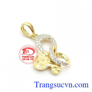 Mặt dây chuyền vàng 10k,Mặt Dây Chuyền Hàn Quốc Đẹp