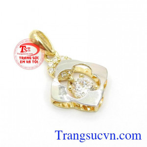 Mặt dây vàng 10k chất lượng cao,Mặt Dây Hàn Quốc Phong Cách