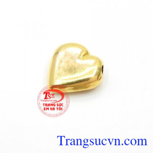 Mặt dây kết hợp dễ dàng kết hợp với nhiều kiểu dáng dây chuyền khác nhau,Mặt Dây Trái Tim Xinh Xắn