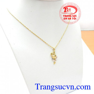 Bộ dây chuyền nữ,Bộ Dây Chuyền Hàn Ý Độc Đáo