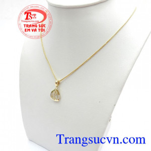Bộ dây chuyền vàng tây,Bộ Dây Chuyền Nữ Phong Cách