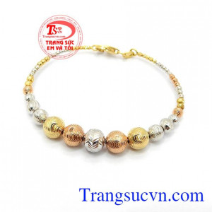 Vòng bi vàng Italy 18k 