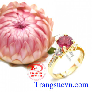 Nhẫn nữ ruby đỏ