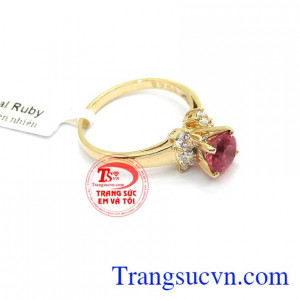 Sản phẩm ruby thiên nhiên mang đến vẻ đẹp sang trọng cho phái nữ