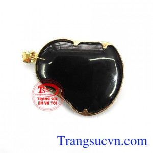 Mặt dây chuyền nam chạm khắc bọc vàng 14k sáng bóng đảm bảo chất lượng hợp thời trang, sang trọng và phong thủy