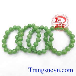 Chuỗi cẩm thạch đeo tay bình an.