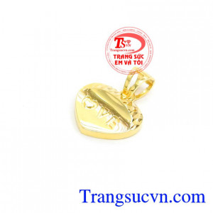 Mặt Dây Trái Tim Nhỏ Xinh chế tác kiểu dáng mới lạ độc đáo,Mặt Dây Trái Tim Nhỏ Xinh