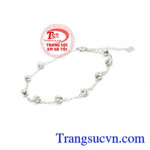 Lắc Chân Nhập Khẩu Bền Đẹp vàng 18k