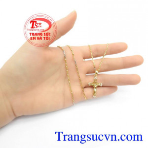 Bộ Dây Chuyền Mặt Dây Thánh Giá