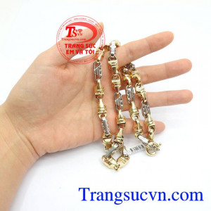 Dây chuyền nam 18k 1 cây