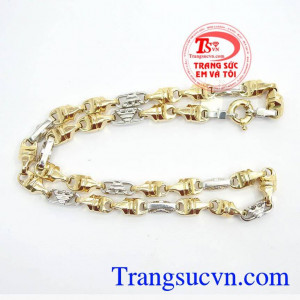 Dây chuyền nam 18k 1 cây