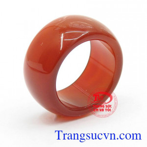 Nhẫn mã não đỏ phong thủy giao hàng nhanh trên toàn quốc, thanh toán an toàn.