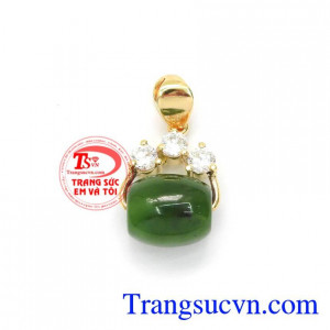 Mặt Dây Chuyền Ngọc Bích Mới kiểu dáng tinh xảo,Mặt Dây Chuyền Ngọc Bích Mới