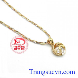 Bộ dây chuyền 18k sang trọng