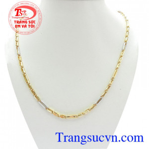 Dây Chuyền Nam Vàng Tây Phong Cách