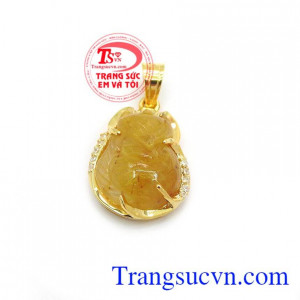 Mặt dây hồ ly tóc vàng là biểu tượng của tình duyên mang lại sự tự tin, đưa ra định hướng, quyết định chính xác,Mặt dây hồ ly tóc vàng