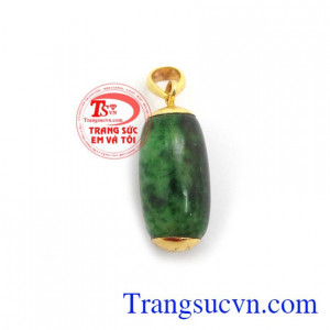 Mặt dây lu thống chiêu tài lộc là sản phẩm ngọc cẩm thạch thiên nhiên mang đến vẻ đẹp sang trọng cho người đeo,Mặt dây lu thống chiêu tài lộc