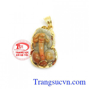 Mặt dây tì hưu may mắn là sản phẩm đá ngọc cẩm thạch thiên nhiên